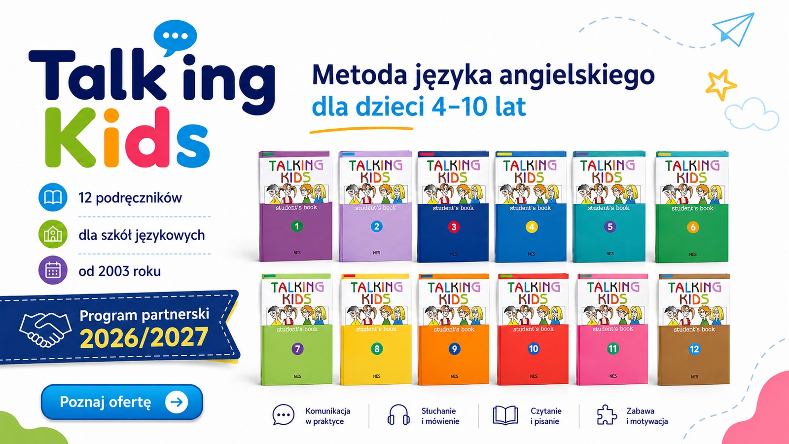 Talking Kids - metoda angielskiego dla dzieci 4-10 lat